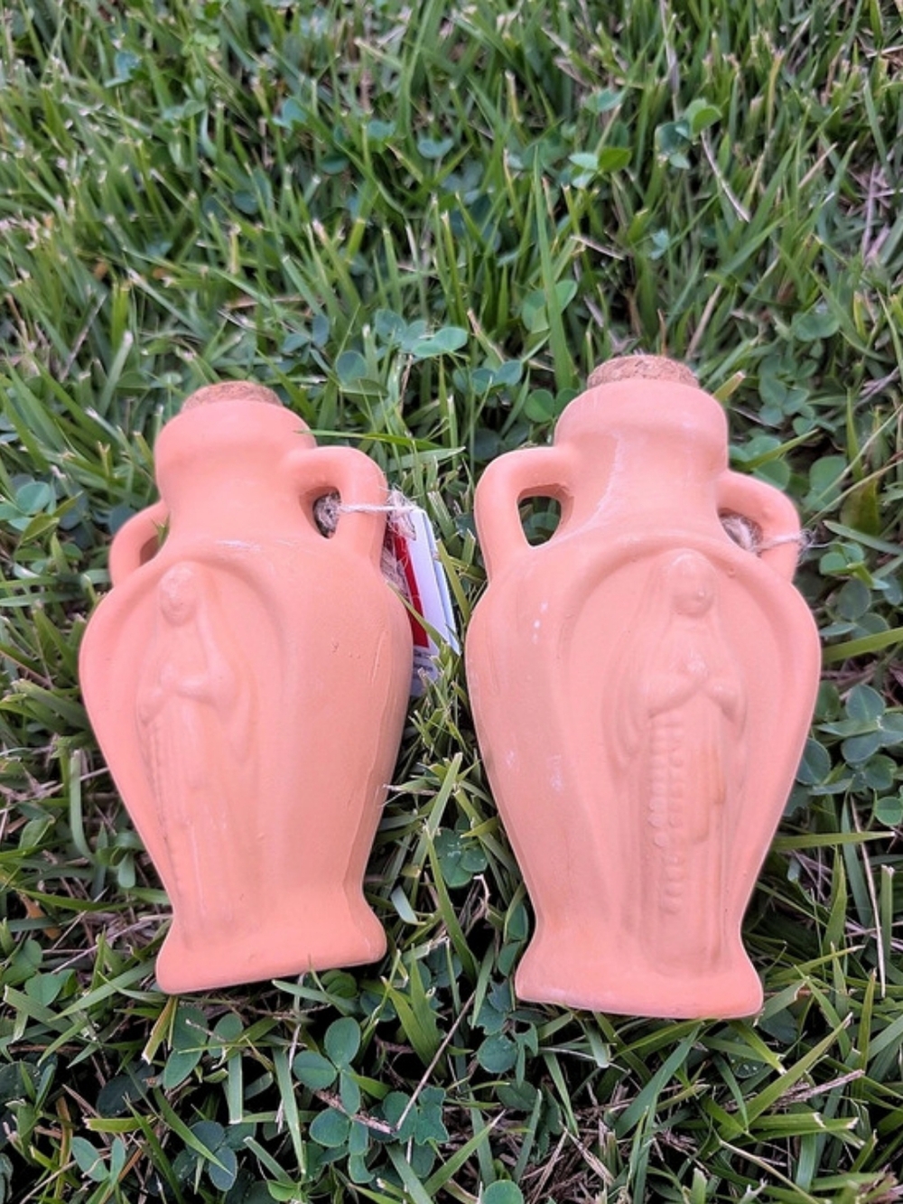 TURA The Holy Water Pot Ceramic Pink Holy Water Pot Set NWT
